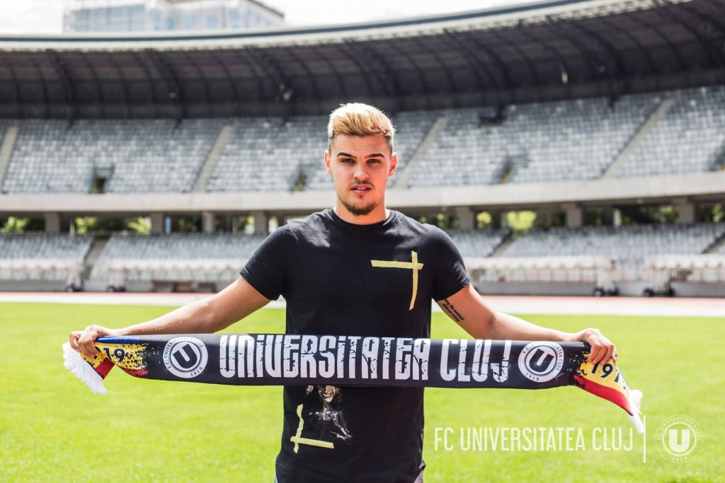 Al patrulea transfer al verii pentru “U” Cluj. Un jucător crescut de club va evolua sub comanda lui Falub