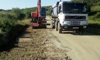Lucrări de întreținere pe drumul Cuzdrioara – Valea Gârboului - Rugășești