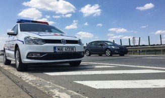 Șofer beat și fără permis, prins de polițiști după o urmărire prin Cluj