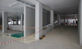 Primul parking subteran, cu terasă verde, spațiu de joacă și teren de sport va fi gata luna viitoare