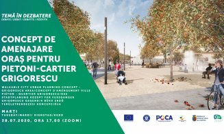 Grigorescu, cartier pentru pietoni. Boc: "Cetăţenii să nu intre în panică, nu toate artele vor fi pietonalizate". Ce se schimbă