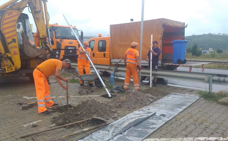 Drumarii de la Regionala Cluj au curățat șoselele după furtună