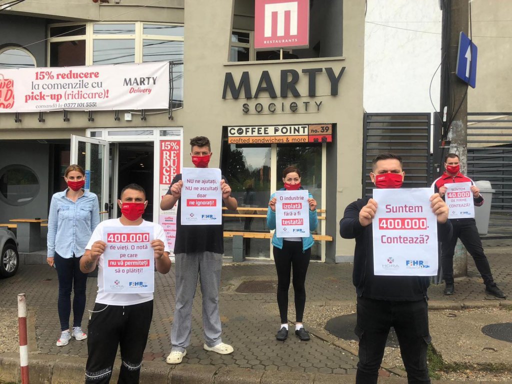 Restaurantele Marty din Cluj s-au raliat protestului teraselor