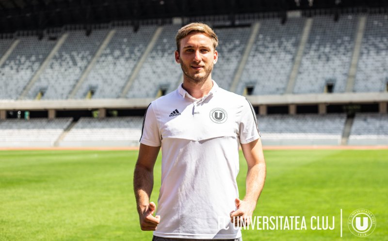 Matias Roskopf, prezentat oficial la “U” Cluj: “Sper să ajut echipa să își îndeplinească obiectivul”