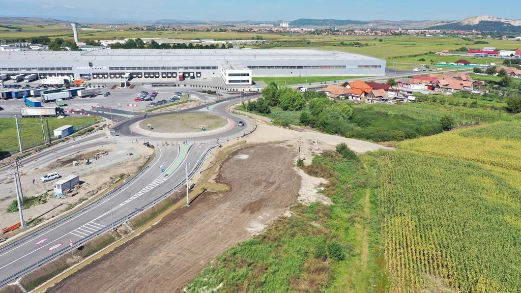 Se pun marcajele pe viitorul tronson funcțional al Autostrăzii Transilvania