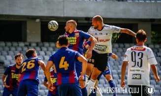 “U” Cluj, înfrângere în derby-ul studenețesc cu Poli Timișoara, la primul joc al sezonului pe teren propriu