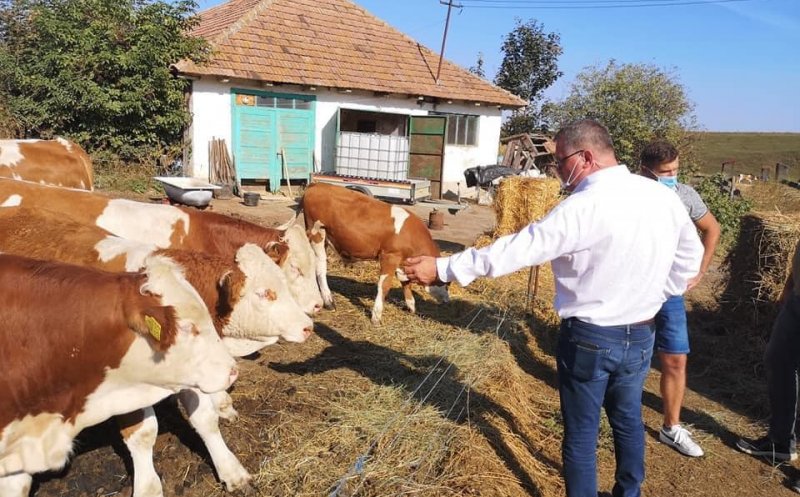 Ministrul agriculturii a descins la Triteni