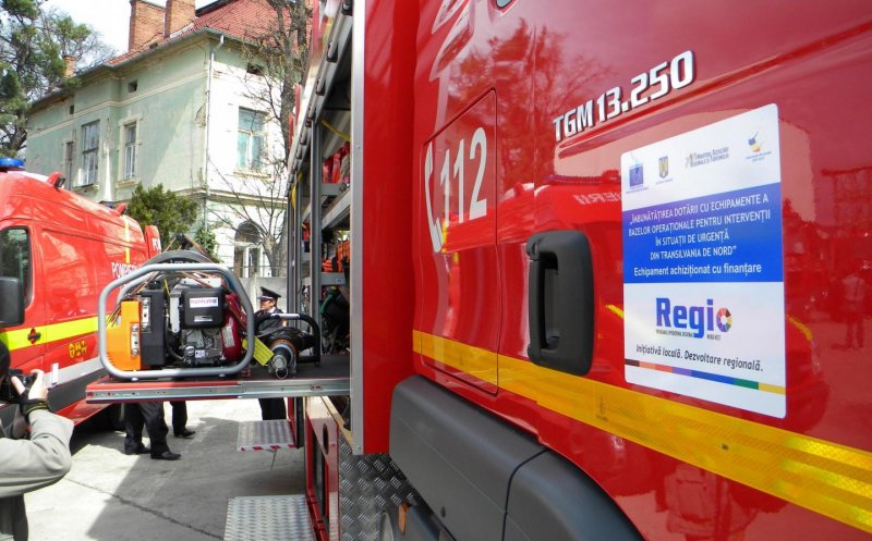 Explozie la o casă particulară din localitatea Copăceni