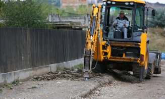 Turda, în șantier. Se lucrează pe 14 străzi deodată