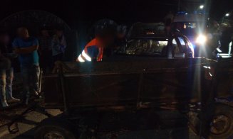 ACCIDENT pe un drum din Cluj. I-a spulberat căruţa şi i-a omorât calul