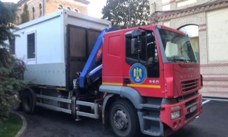40 de containere de locuit, încălzite și mobilate înlocuiesc corturile de la UPU şi de la alte spitale din judeţ