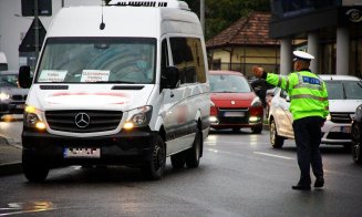 Verificări la transportul de persoane în Cluj-Napoca și zona Jucu. Câte amenzi s-au dat