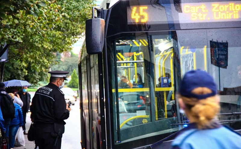 Razie anti-COVID în magazine și autobuze. Câte amenzi s-au dat