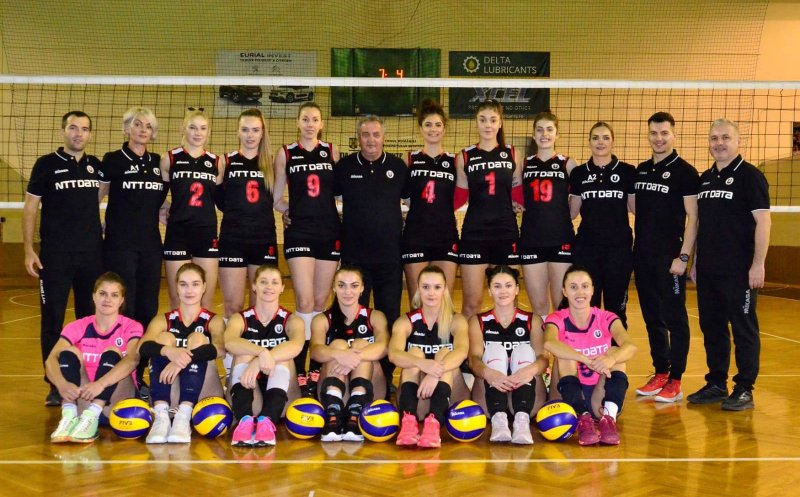 Echipa de volei feminin ”U” NTT DATA Cluj, gata pentru startul noului sezon