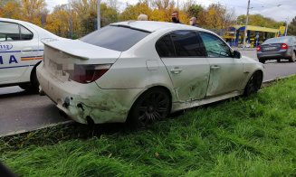 Accident pe Strada Oașului. O persoană a ajuns la spital