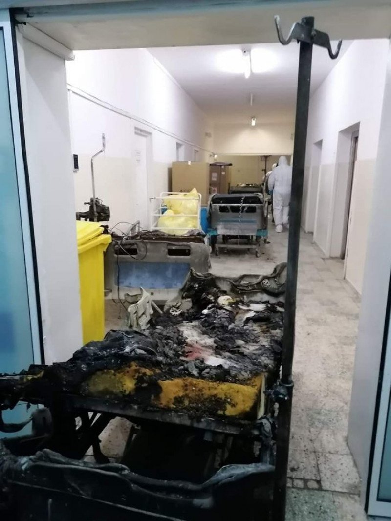 Imagini din INFERNUL de la ATI Neamț. Paturile s-au făcut scrum