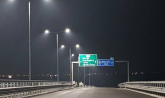 Lotul 1 din autostrada Cluj – Alba: strat de uzură și teste de iluminare