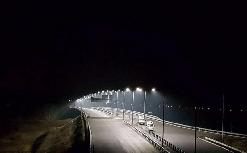 Se aprind luminile pe lotul 1 din autostrada Cluj – Alba. Cum arată stratul de uzură