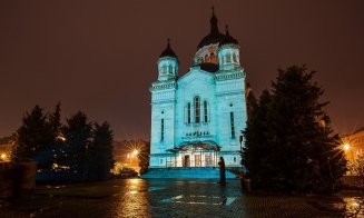 Solidaritate în lupta împotriva cancerului. Catedrala Mitropolitană, iluminată în albastru-verzui