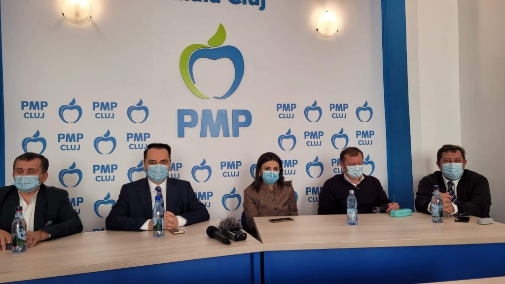 PMP Cluj și-a prezentat candidații pentru parlamentare. Dorinel Munteanu: „Am ales Clujul pentru că oamenii mă iubesc aici”