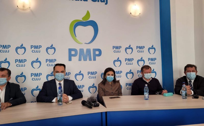 PMP Cluj și-a prezentat candidații pentru parlamentare. Dorinel Munteanu: „Am ales Clujul pentru că oamenii mă iubesc aici”