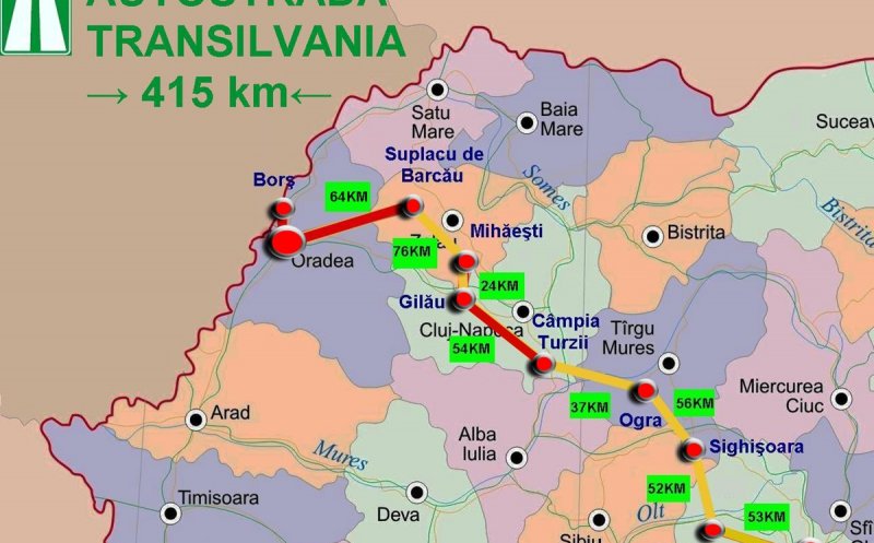 Tronsonul de Sălaj de pe autostrada Brașov – Borș va costa 1 miliard de euro