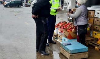 Inspectorii ITM și polițiștii au luat la puricat piața de gros din Dezmir
