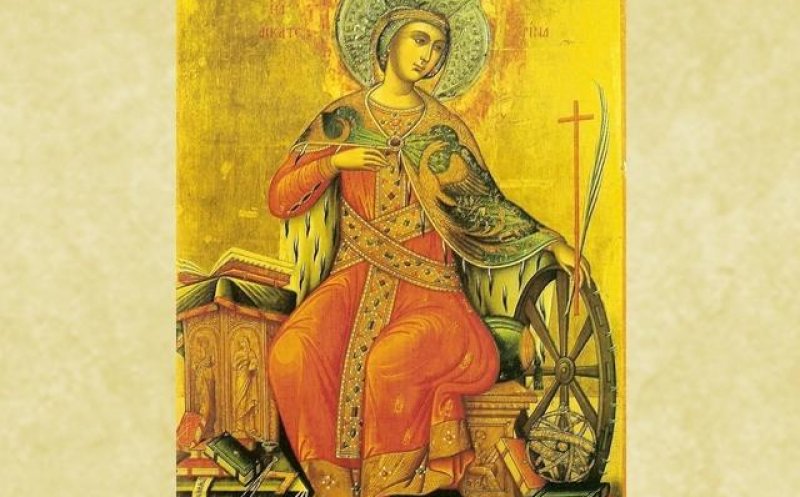 CALENDAR ORTODOX 25 NOIEMBRIE. Sfânta Mare Muceniță Ecaterina
