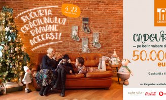 Bucuria Crăciunului rămâne aceeași! Iulius Mall Cluj ți-a pregătit mii de cadouri în valoare de 50.000 de euro