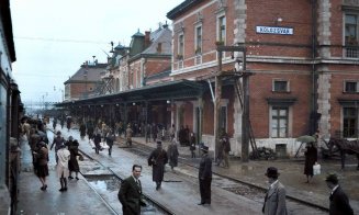 Călători în timp...  Gara din Cluj-Napoca, în anii '40