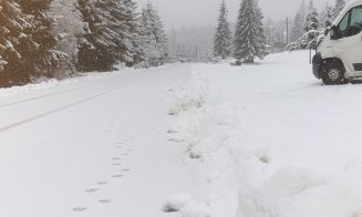 Clujeni, pregătiți-vă schiurile! La munte ninge și s-a depus zăpadă