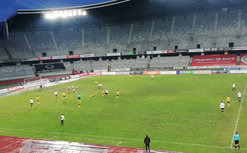 "U" Cluj învinge la limită Ripensia și încheie anul pe loc de play-off