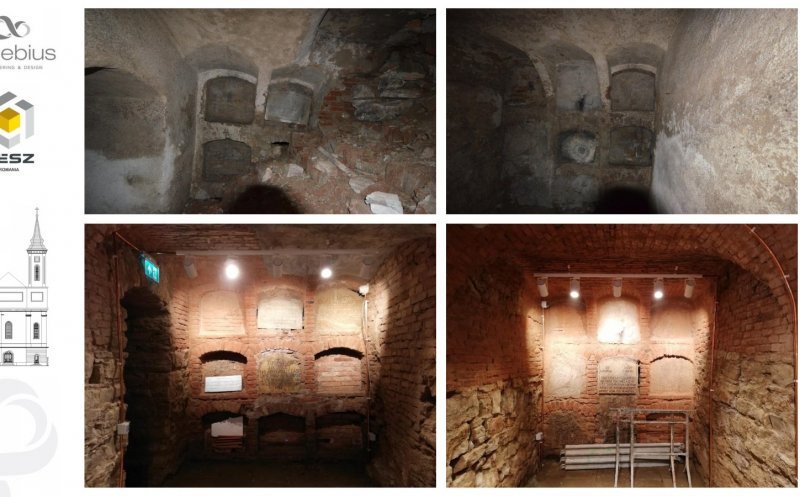 Constructorii de la Kesz au reabilitat cripta Mănăstirii Franciscanilor