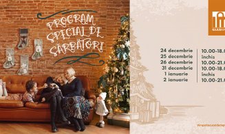 Bucuria shoppingului rămâne aceeași! Program special de Crăciun și de Revelion al magazinelor și restaurantelor din Iulius Mall Cluj