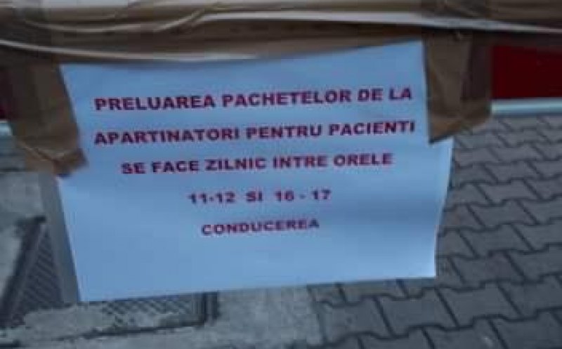 Probleme organizatorice marca COVID la Medicală 3: Rudele au adus mâncare pentru pacienţi, dar nimeni nu are grija pachetelor