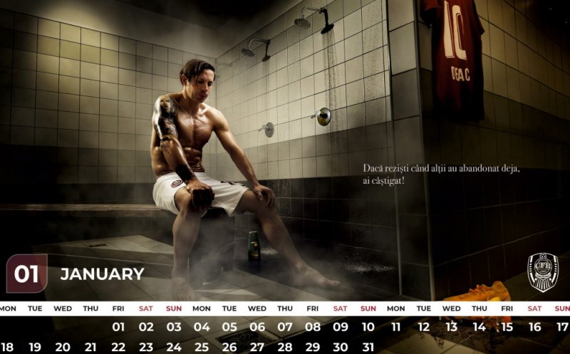 CFR Cluj şi-a lansat calendarul pe 2021!