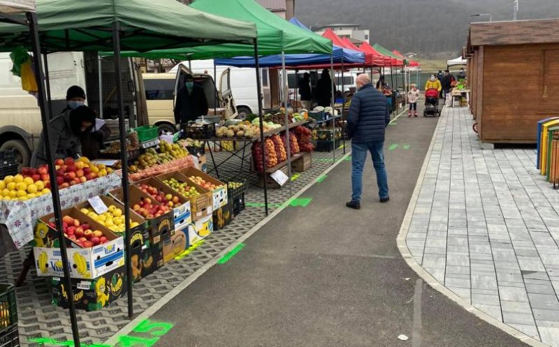 Astăzi, o nouă piață volantă tradițională în Florești. Primarul a stabilit prelungirea programului