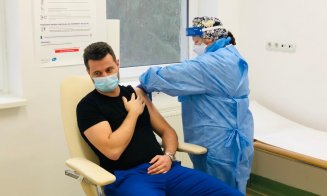 Cum a decurs prima vaccinare anti-Covid la Cluj. VEZI imagini