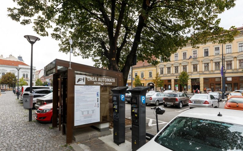 Plata  parcării online la Cluj-Napoca, de luni, și în cartiere. TARIFE mai SCUMPE în 2021