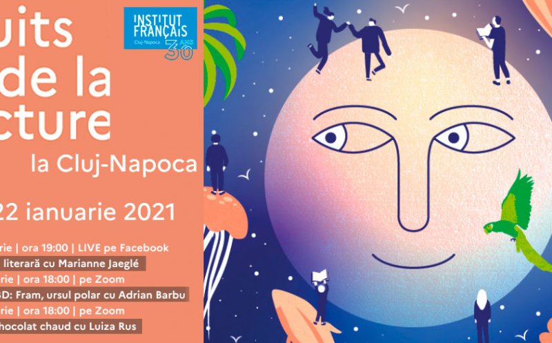 "Nopțile lecturii", sărbătorite online la Cluj cu ateliere, mese rotunde, concursuri și întâlniri cu scriitori