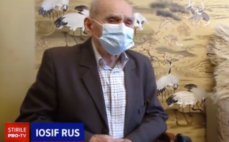 Un bătrân de 105 ani din Cluj s-a vaccinat contra COVID