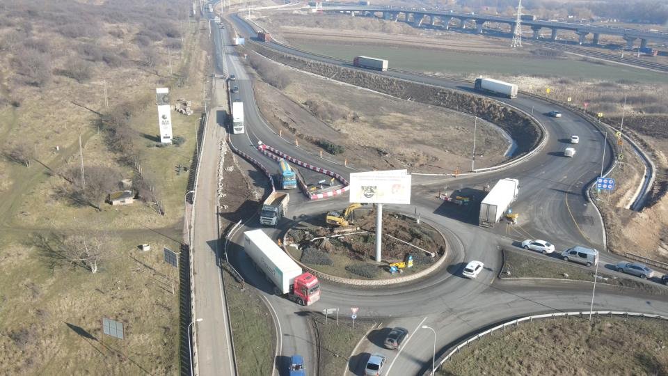 Sensul giratoriu de pe A10 Sebeș-Turda de la nodul rutier Alba Iulia Nord va fi reconfigurat