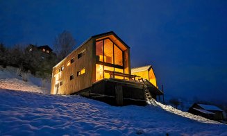 Bătaie pe cabana în stil scandinav din Someșu Rece. VEZI cum arată