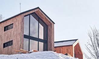 Bătaie pe cabana în stil scandinav din Someșu Rece. VEZI cum arată