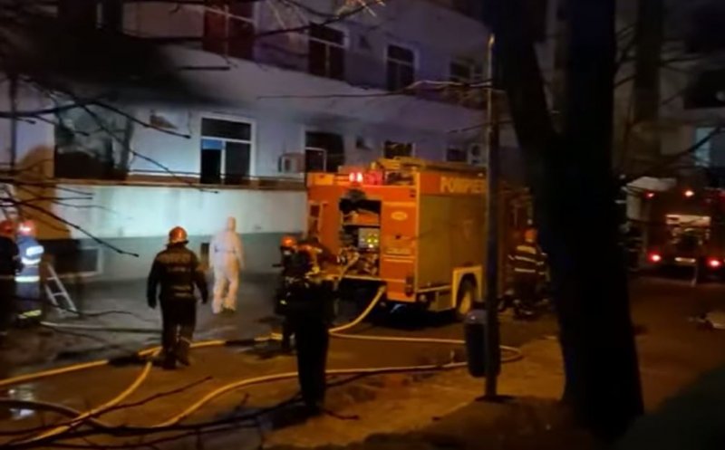 Al cincilea deces în urma incendiului de la Matei Balș. Victima, găsită carbonizată în baie