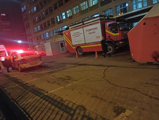 Aproape de tragedie! Spitalul Sf. Pantelimon din Capitală, evacuat din cauza fumului gros