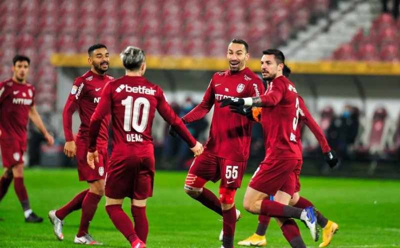 CFR Cluj, victorie muncită împotriva Chindiei Târgoviște. Campioana se menține la un punct de FCSB