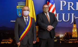 Clujul, în viziunea lui Boc: Un oraș sigur, cu o calitate ridicată a vieții. Proiectele viitoare ale orașului, prezentate unei delegații americane