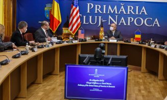 Clujul, în viziunea lui Boc: Un oraș sigur, cu o calitate ridicată a vieții. Proiectele viitoare ale orașului, prezentate unei delegații americane