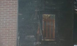 Cabană distrusă de INCENDIU la Cluj. De la ce a pornit focul?